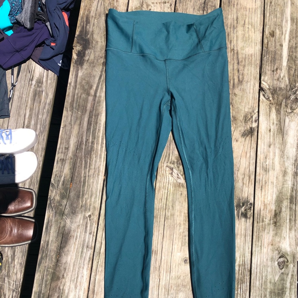 Lululemon green Zoned In Tights pants size 10